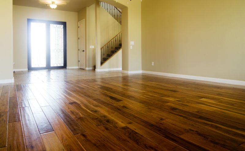 Dark Stained Hardwood in Hallway